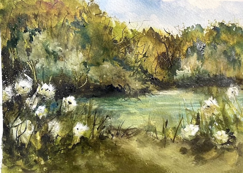 Seedheads on the wind
