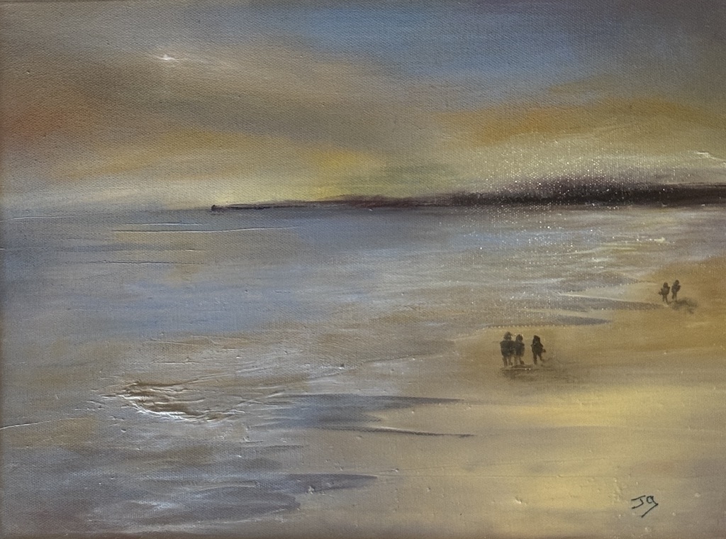 Stillness (north beach toward Seahouses harbour)