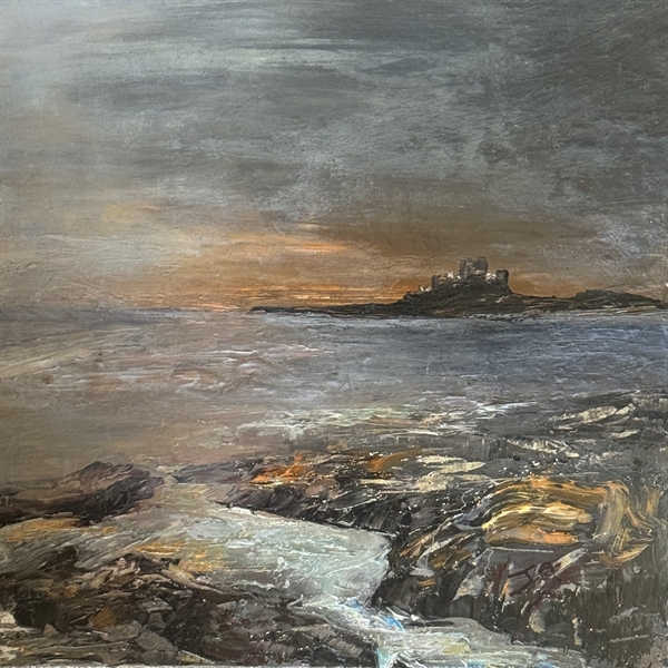 Fading light  (towards Bamburgh castle)