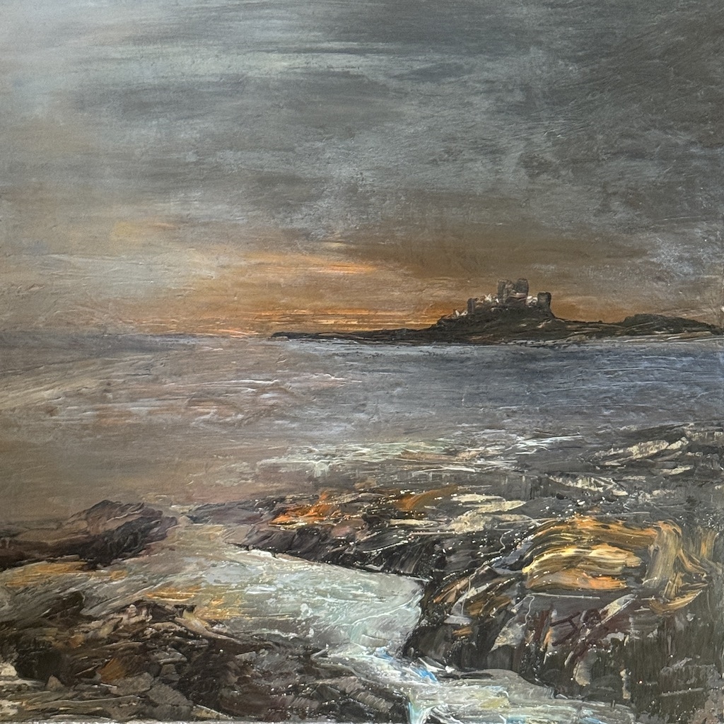 Fading light  (towards Bamburgh castle)