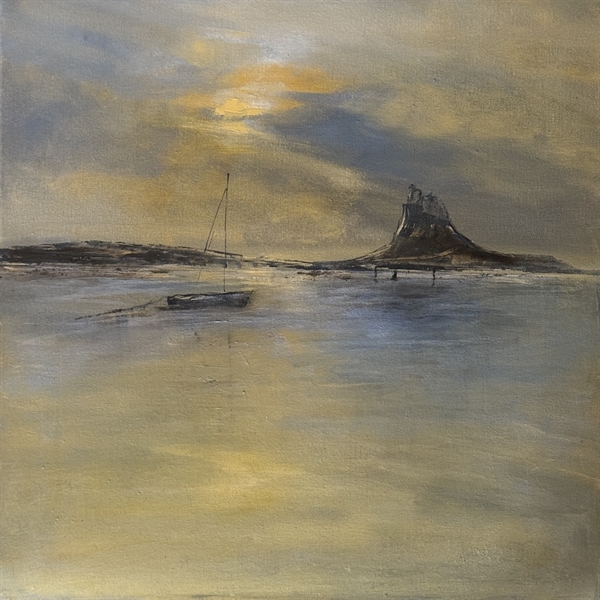 Still waters (looking towards Lindisfarne castle)